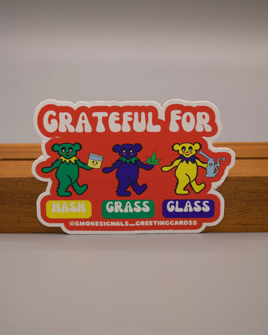 Grateful Bears sticker