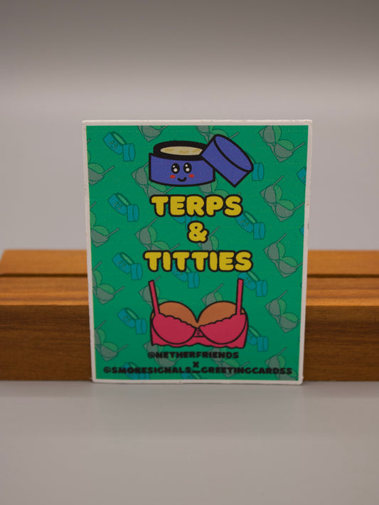 Terps & Titties sticker