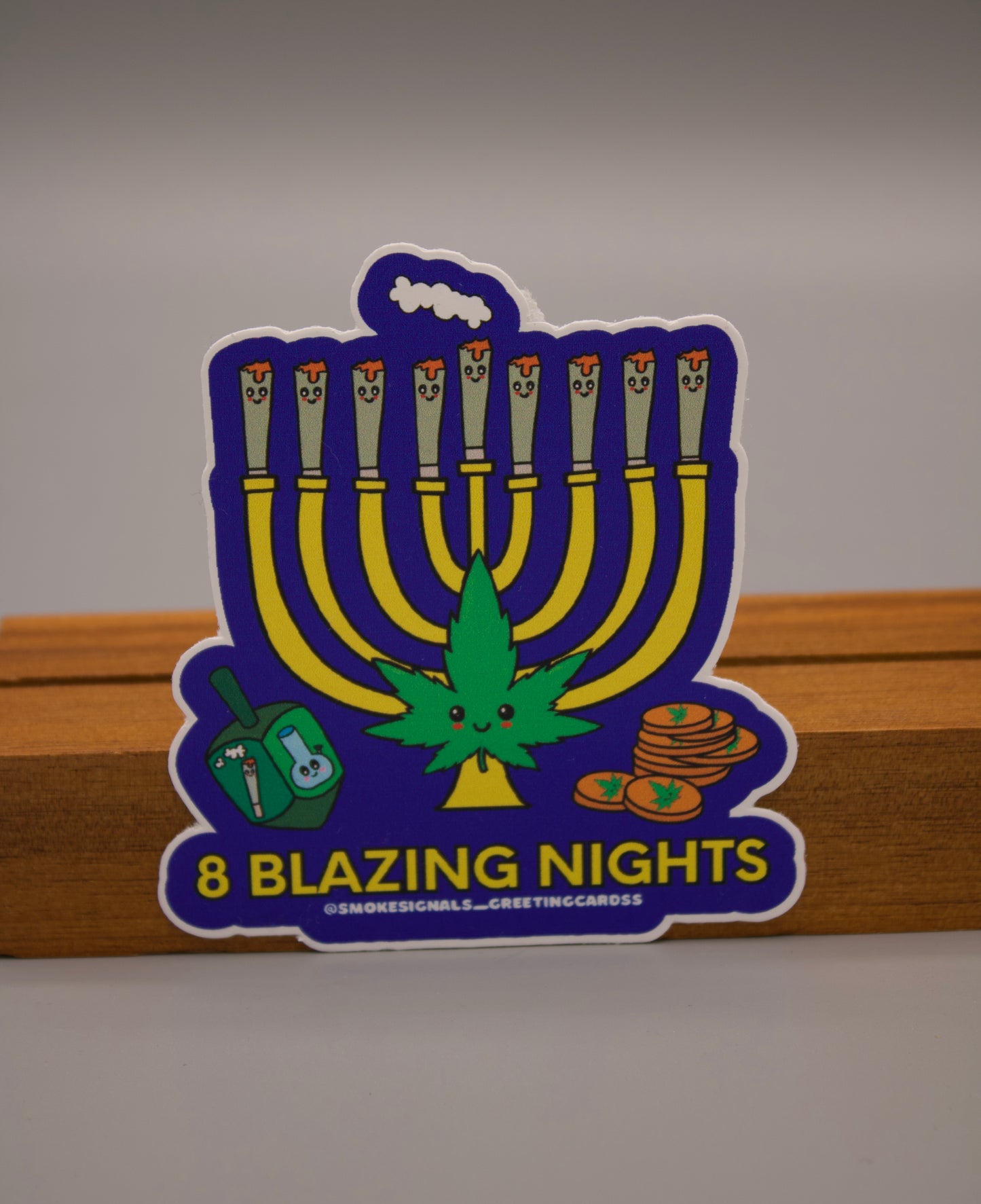 Eight Blazing Nights sticker